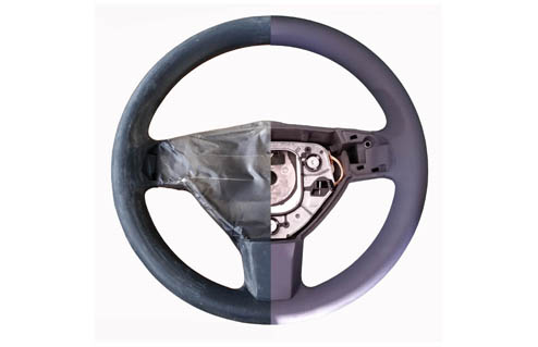 Ricostruzione volante auto in pelle/plastica