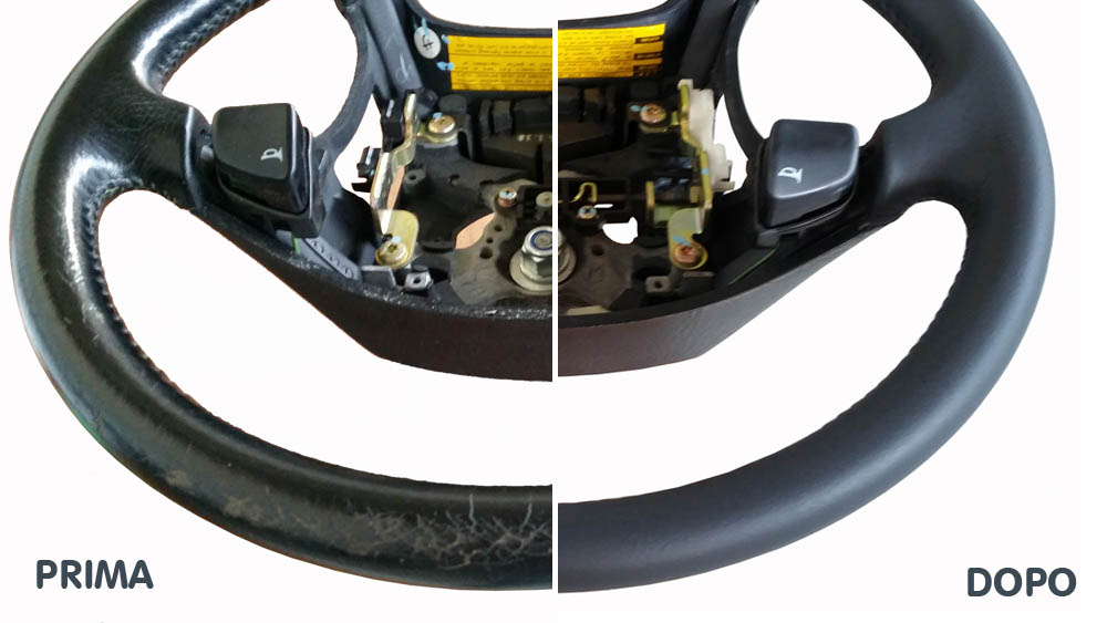 ricostruzione volante in pelle