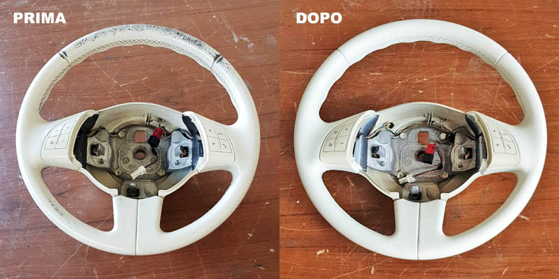 ricostruzione volante in pelle